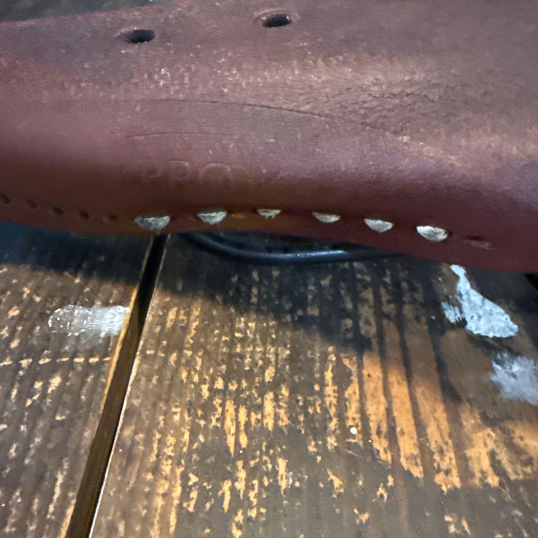 BROOKS レザーサドル ダブルスプリング ブラウン