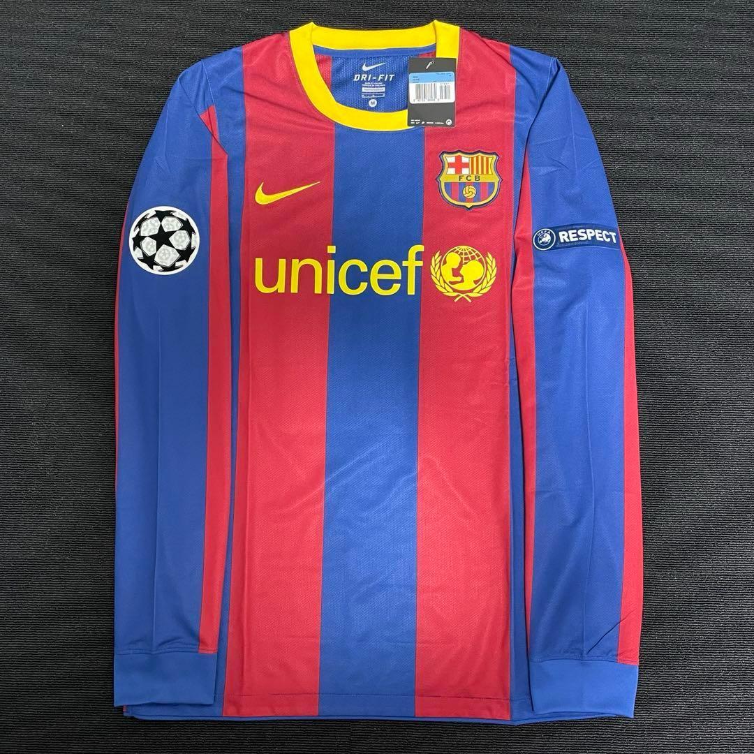 【正規品　選手支給モデル】メッシ　バルセロナユニフォーム　10/11　タグつき