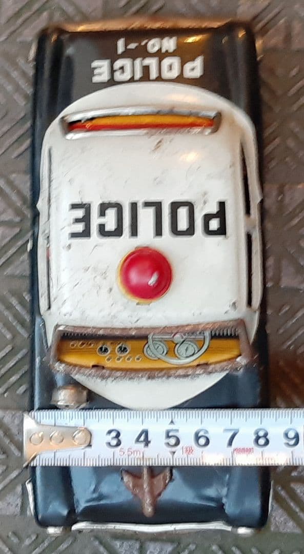 ブリキ パトカー police car レトロ ヴィンテージ tin ミニカー