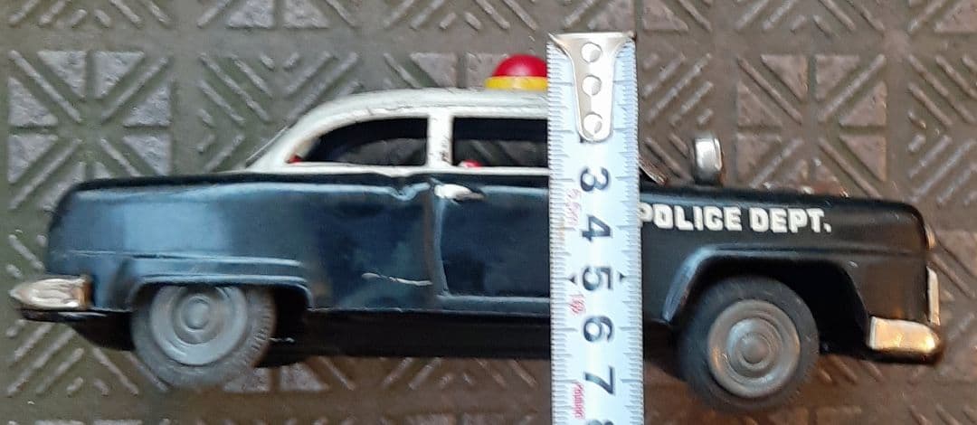 ブリキ パトカー police car レトロ ヴィンテージ tin ミニカー