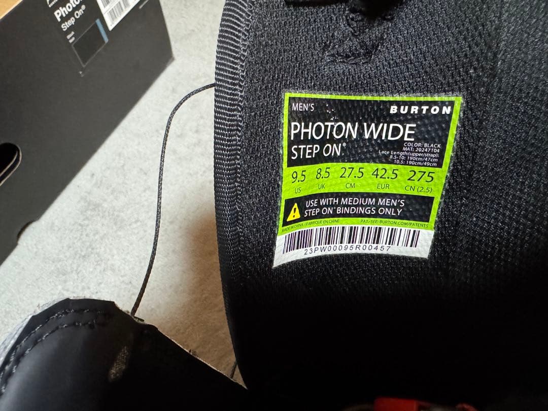 Burton フォトン BOAブーツ Step On 27.5cm US9.5