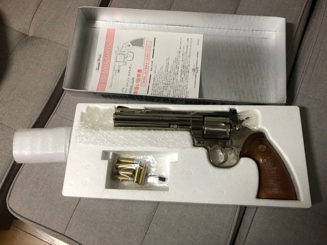 タナカ コルトパイソン ジュピターフィニッシュ モデルガン