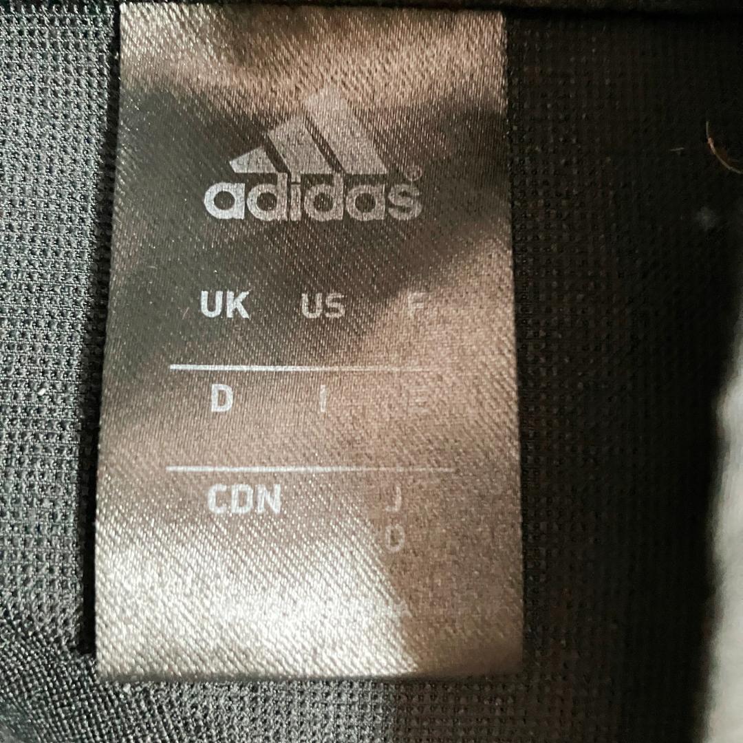 adidas　トラックジャケット　長袖　ブラック　ジップアップ　スリーライン