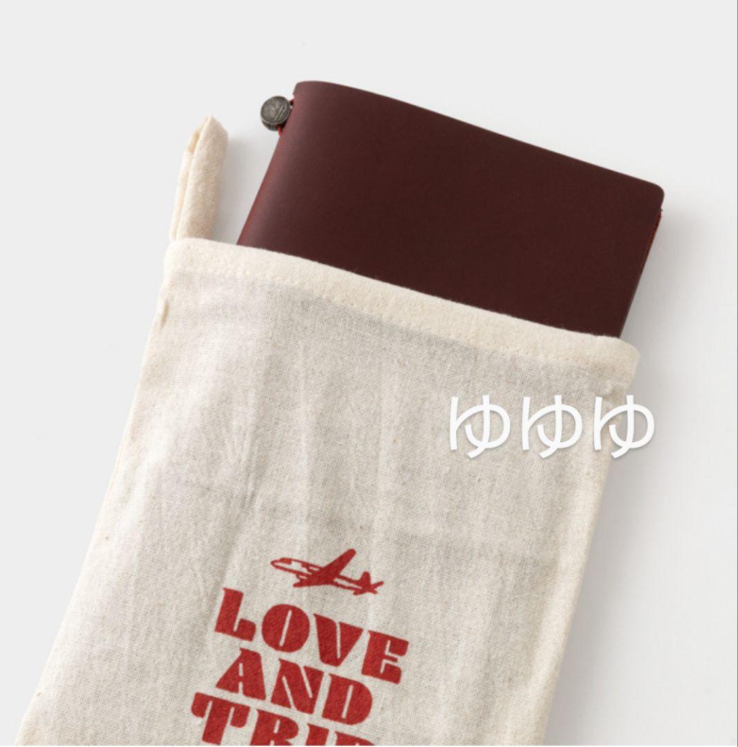 トラベラーズノート LOVE AND TRIP レギュラーサイズ レッド セット
