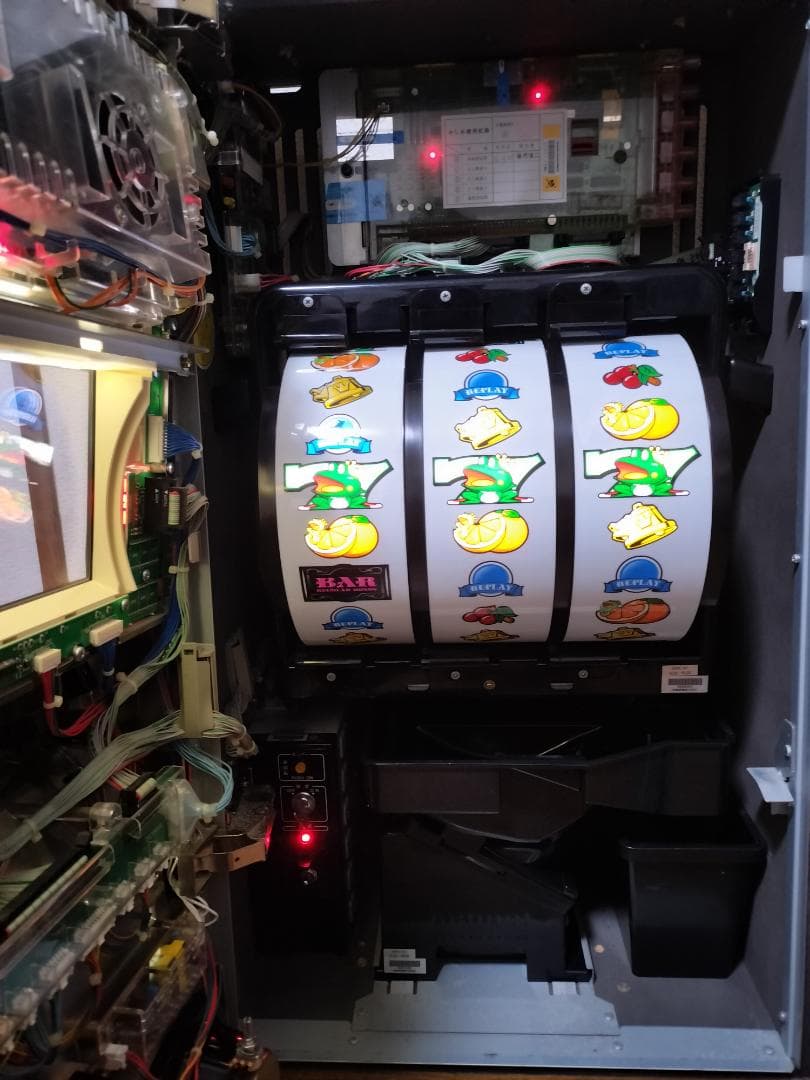 パチスロ実機★ニイガタ電子★キングオブキングパルサー★オートプレイ不要機付