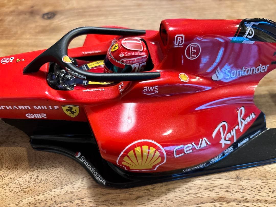 【新品！】1/10 F1 F104ボディ フェラーリ　ルクレールモデル