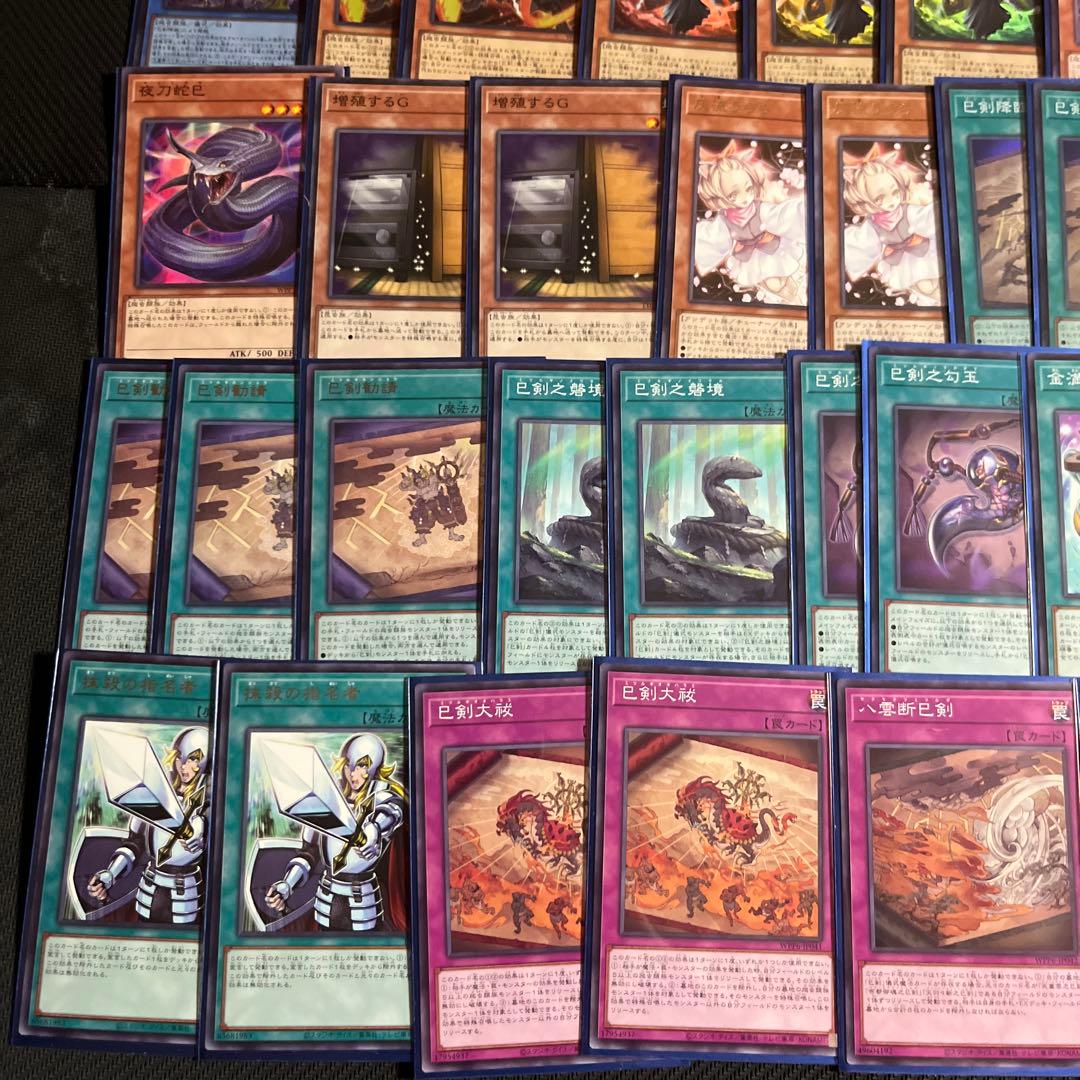 遊戯王　巳剣デッキ　EXデッキ付き　ガチ構築