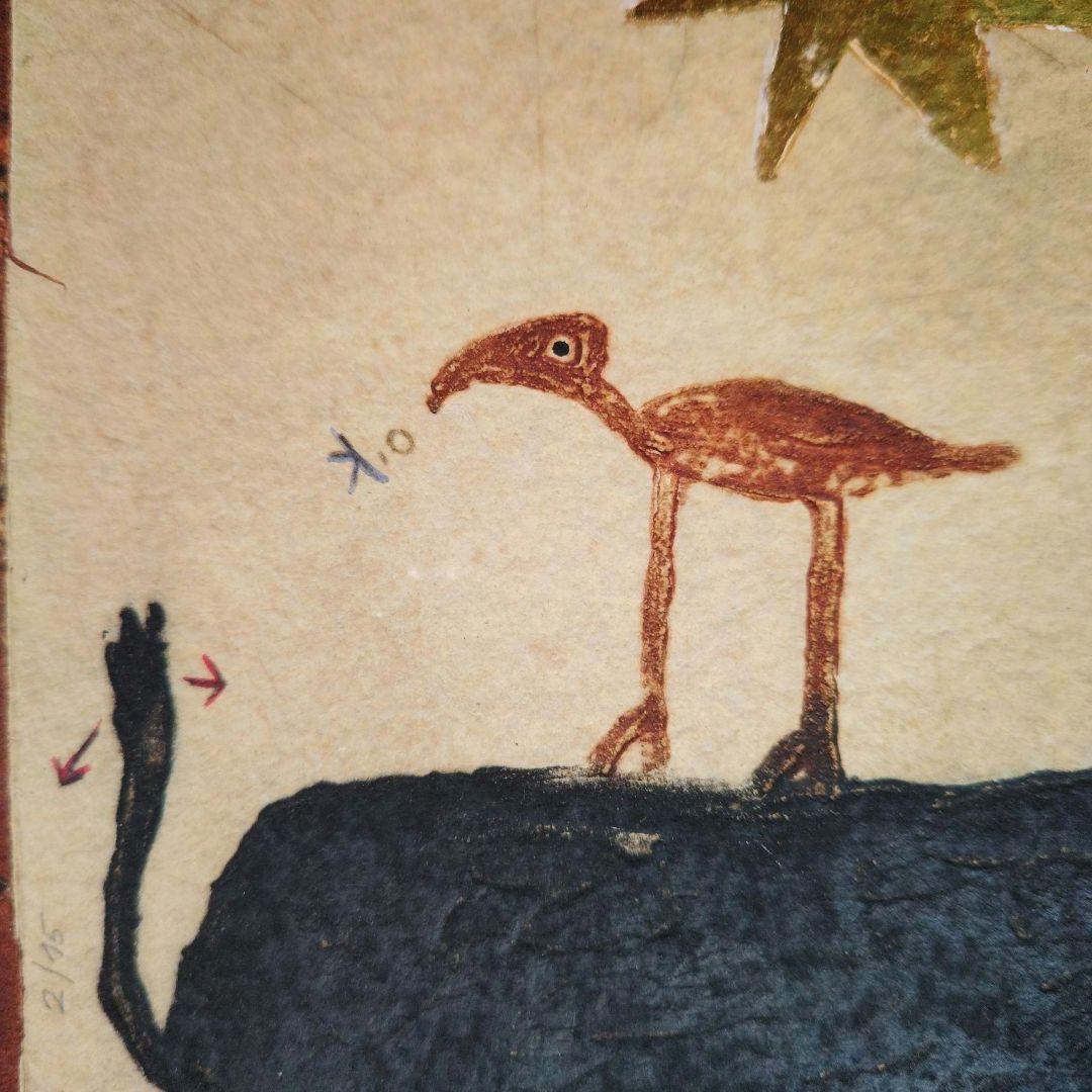 特価◯絵画　アクアエングレイブ版画　シ−ト