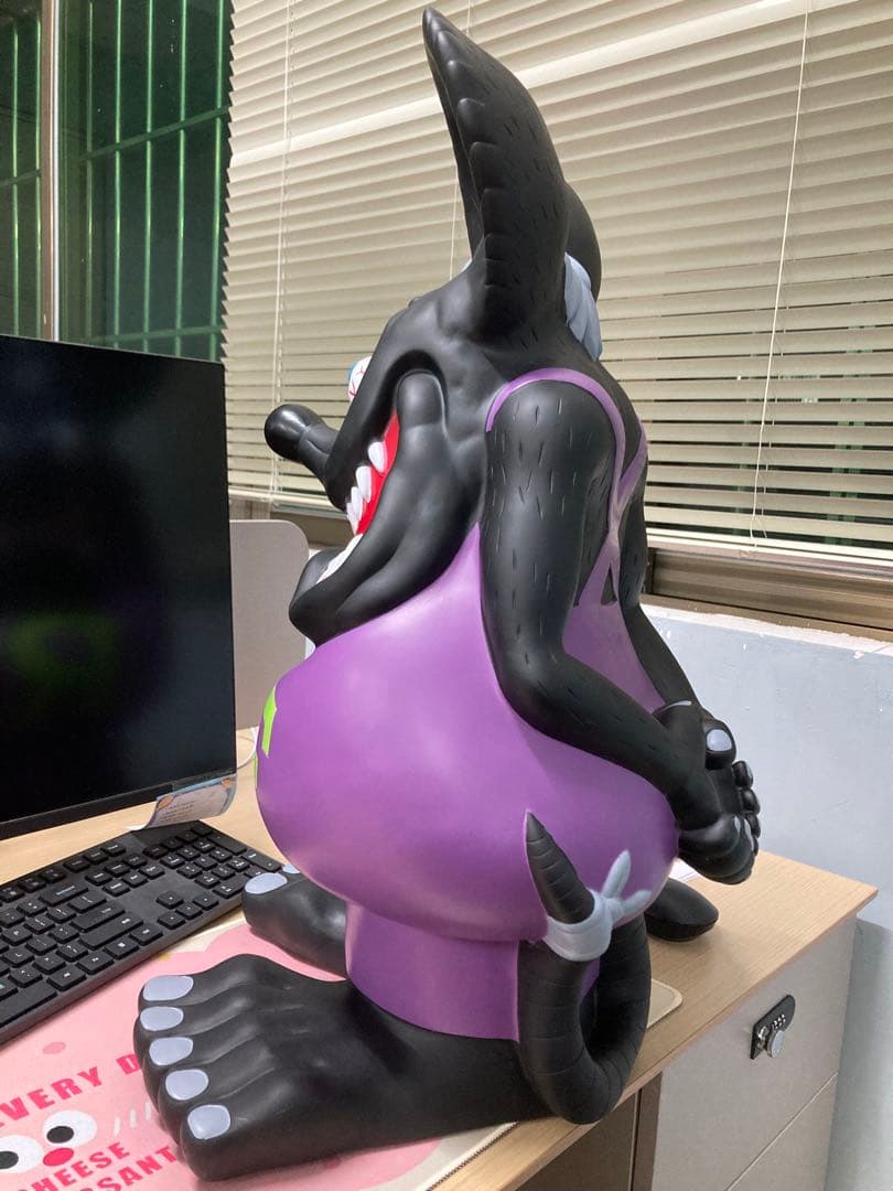 ラットフィンク　特大貯金箱　特大フィギュア 60cm　黒　ブラック