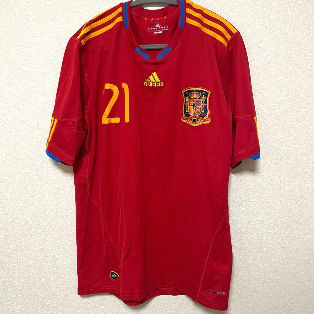 【正規品】スペイン代表 2010W杯優勝 ダビド・シルバ21 海外L