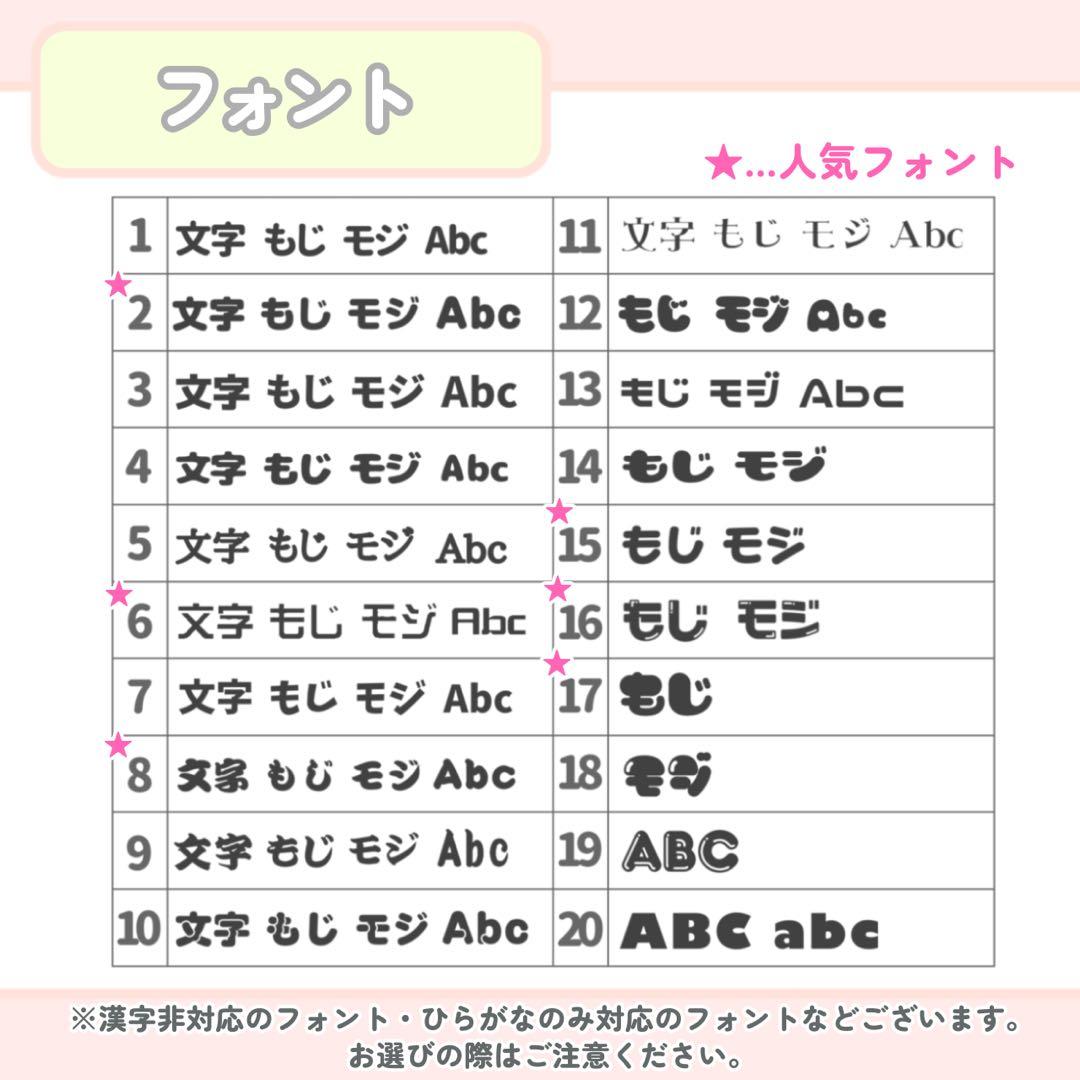 うちわ文字 団扇文字 ファンサ文字 名前パネル オーダーページ