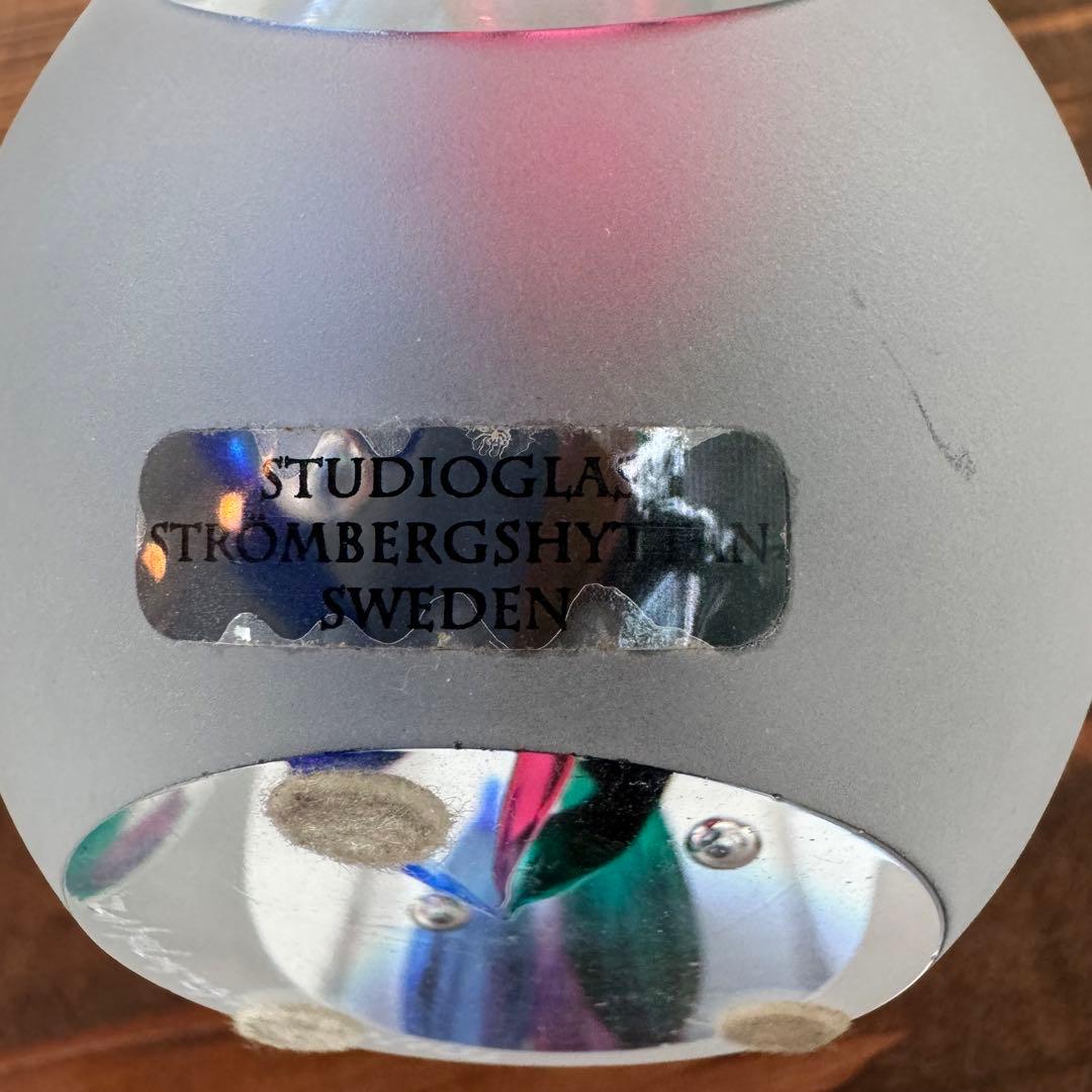 スウェーデン スタジオグラス Strömbergshyttan