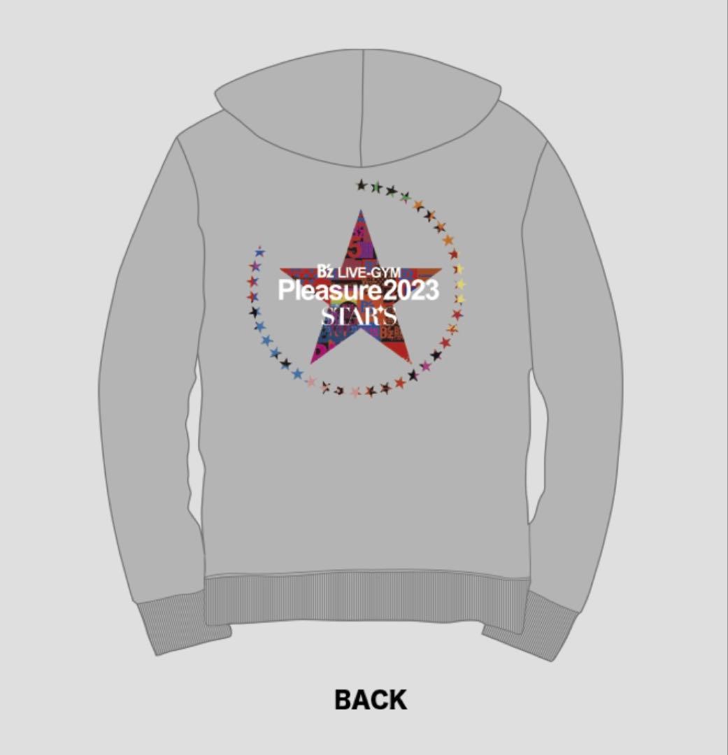 【新品】B'z STARS Pleasure2023パーカー XL