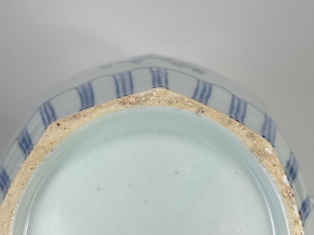 韓国美術　韓国人間国宝　安東五　白磁器　獣耳辰砂染付大花瓶　共箱