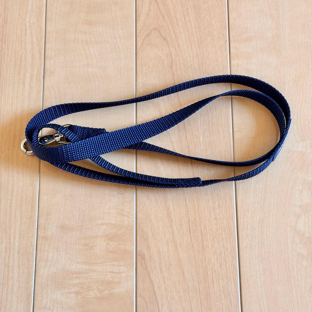 【新品未使用】ロンハーマン ネイビー 犬 首輪 S リード