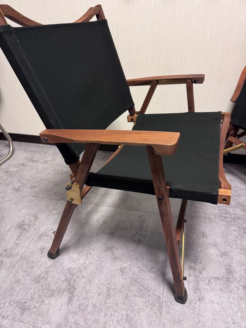 ハ*ー様 キャンプオンパレード　コンダクターズチェア　二脚セット　ジャンク