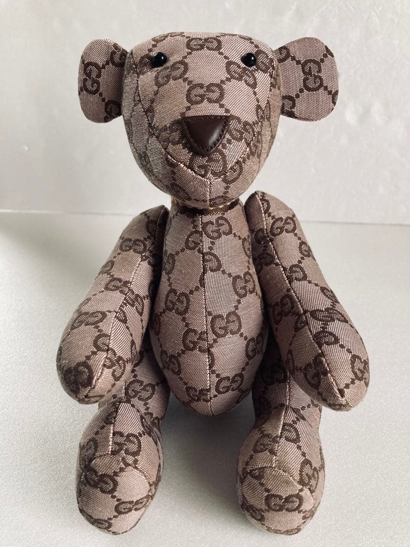 新品◆GUCCI グッチ　GGキャンバス　テディベア　モフモフテディ　イタリア製