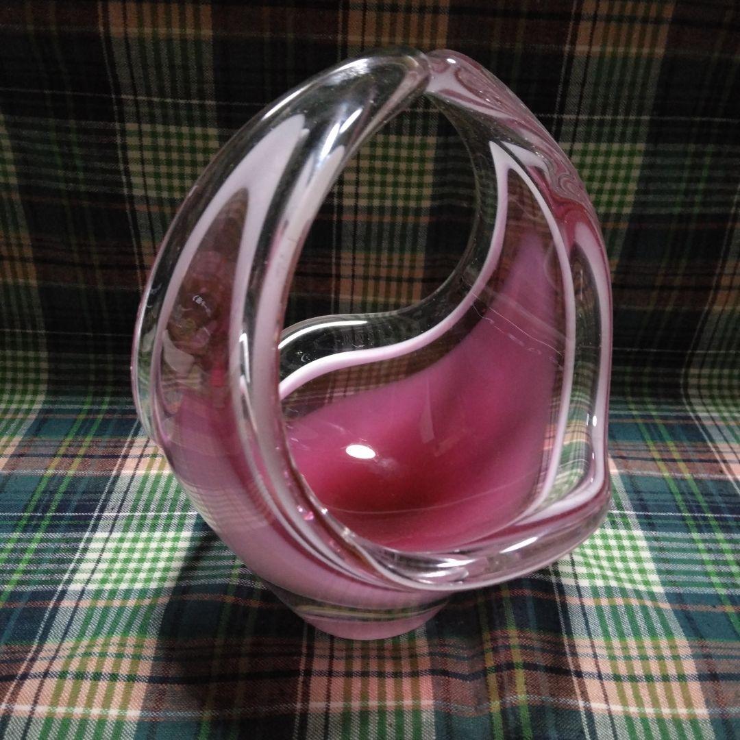 工芸品 Swedish Flygsfors art glass Coquille