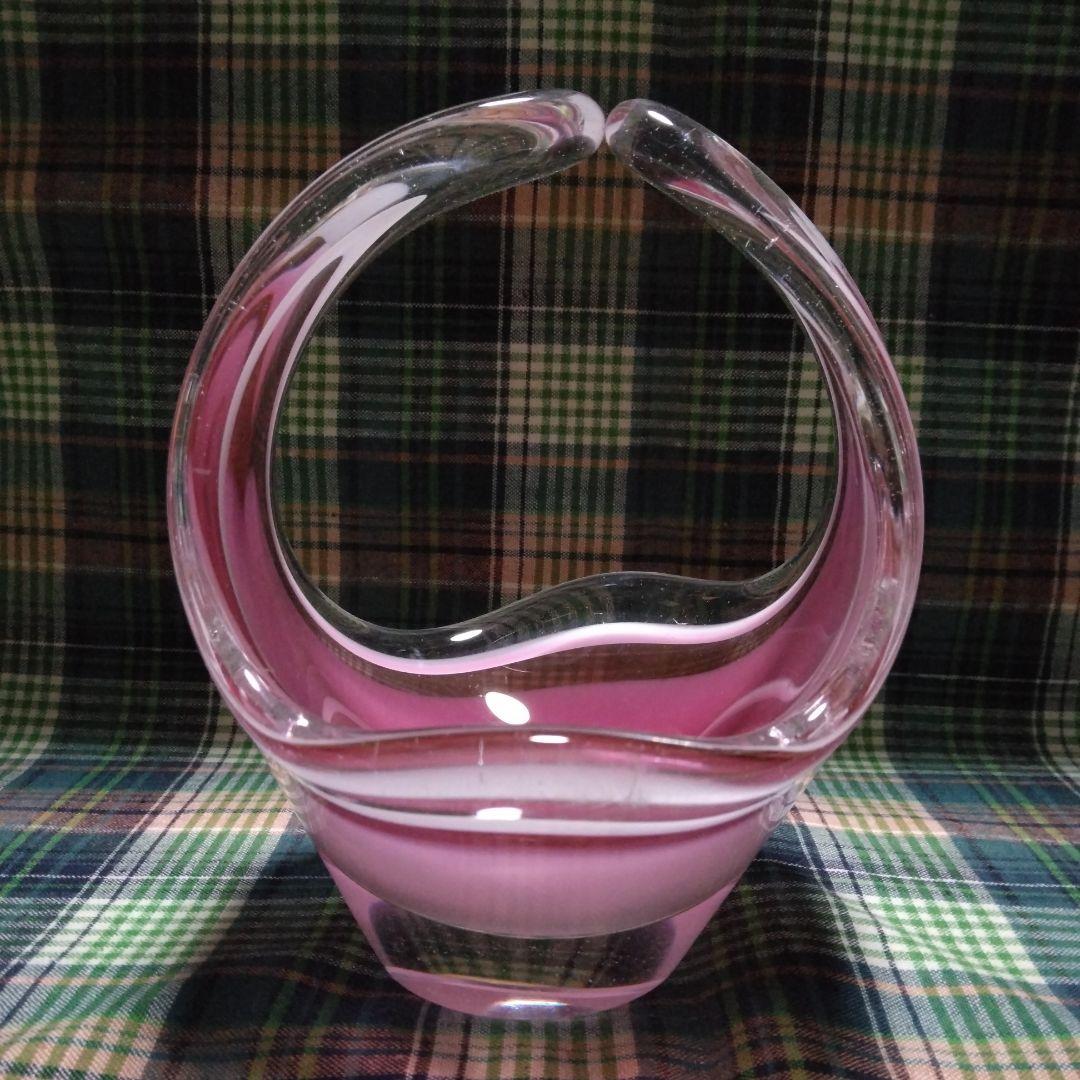 工芸品 Swedish Flygsfors art glass Coquille