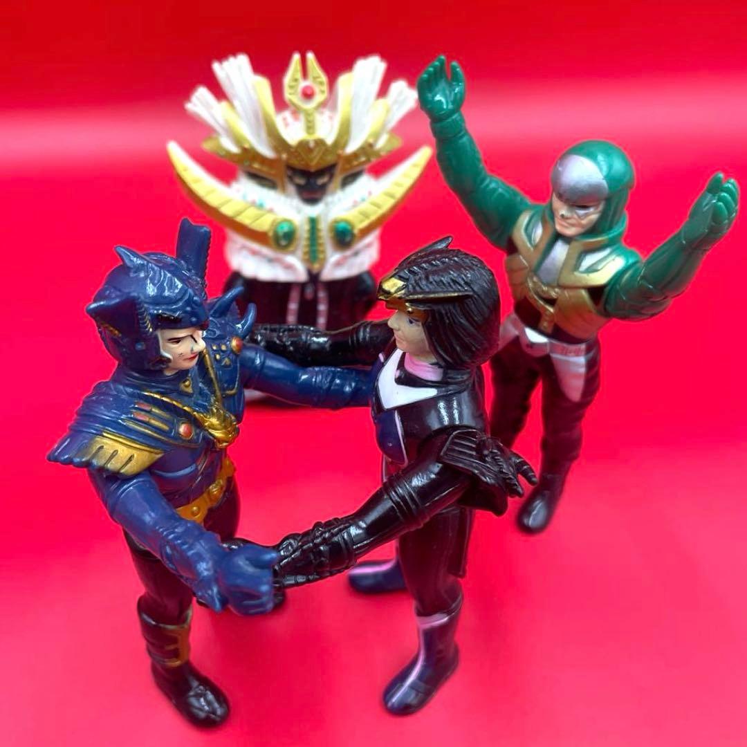 希少　光戦隊マスクマン ソフビ 1987年　当時物　昭和レトロ