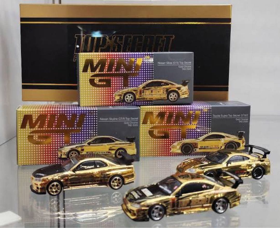 MINIGT TOP SECRET TAS 2025限定 ゴールドクロームセット