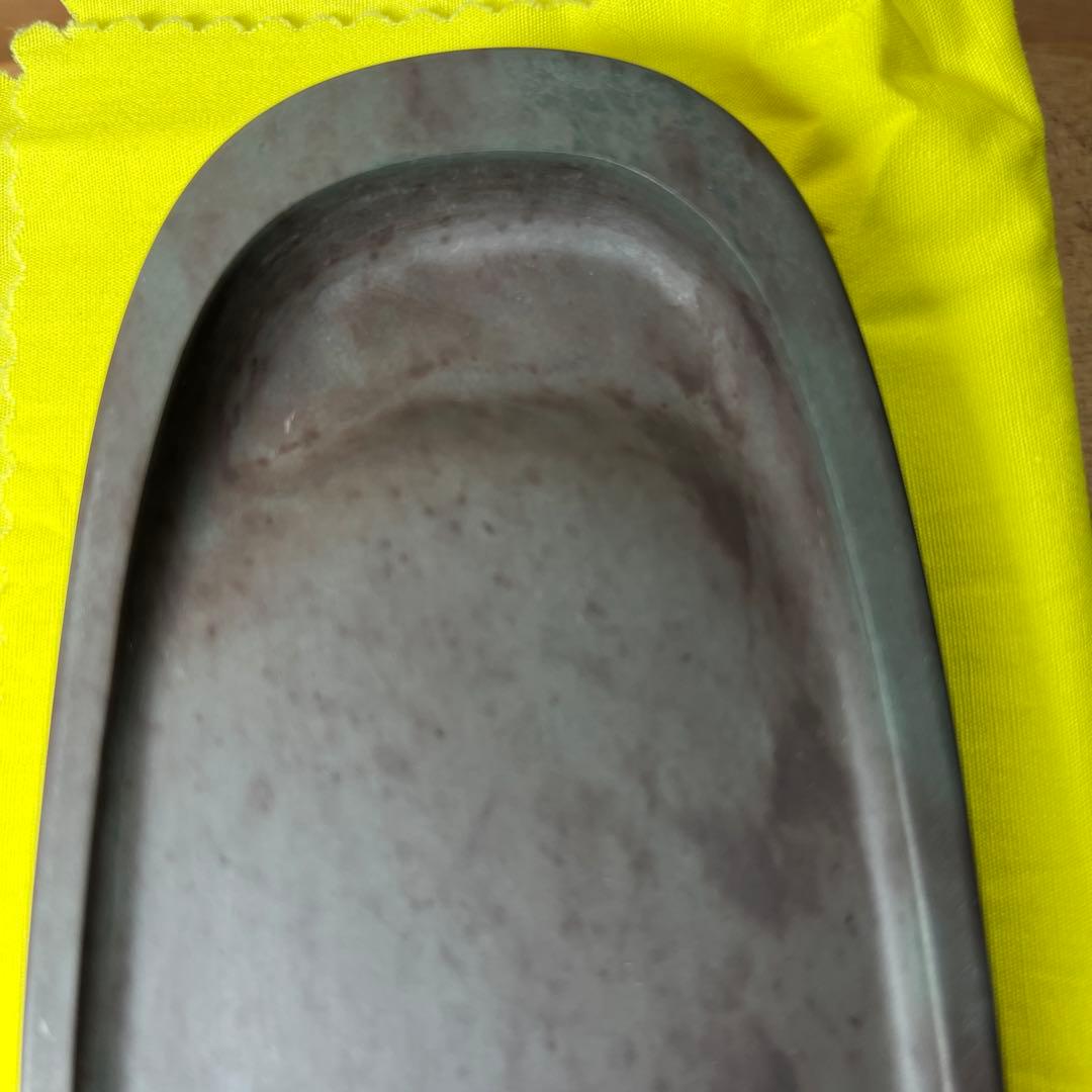 ⭕️赤間紫金石　赤間硯　下井百合昭　昭竜山　新品美品　小判型　手間かかる　女性好み