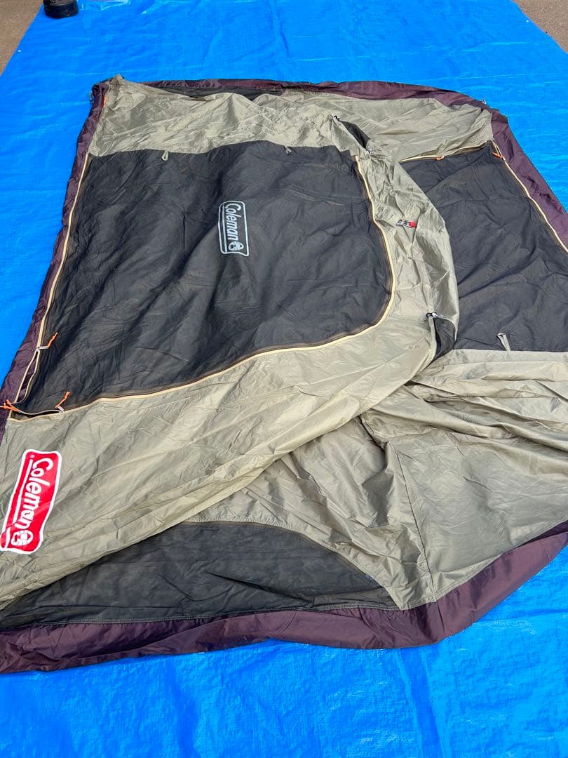 【美品】コールマン タフスクリーン2ルームハウス オリーブ/ブラウン