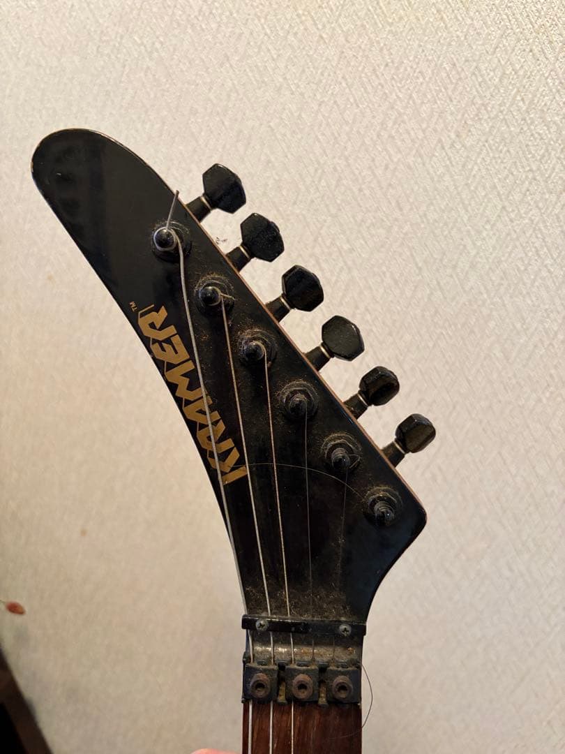 Kramer USA ブラックエレキギター（1989年購入）