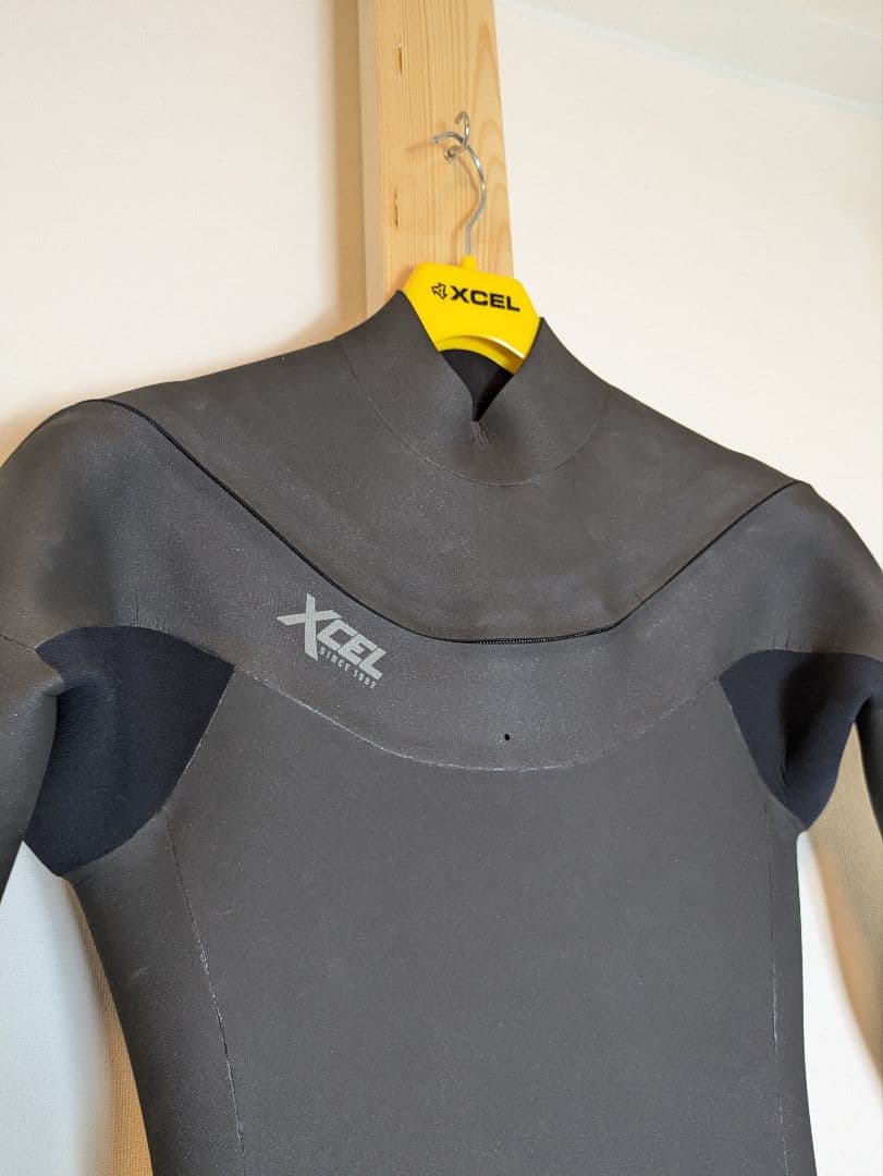 未使用 ウェットスーツ メンズ セミドライ 3mm L 裏起毛 XCEL 日本製