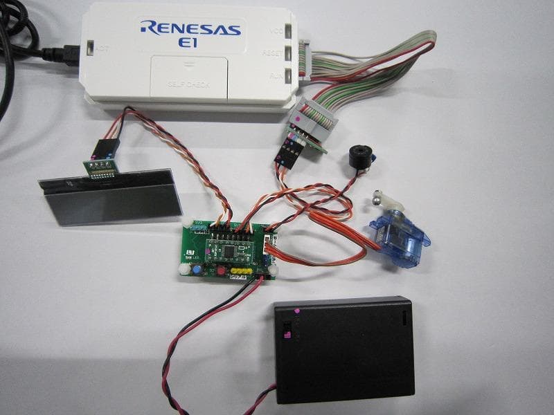 初心者・サポート付 ルネサス　Renesas　E1エミュレータ　実習用キット