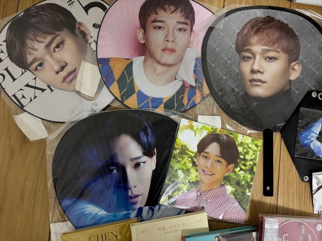 EXO CHEN チェン グッズ まとめ売り CD うちわ ポスター