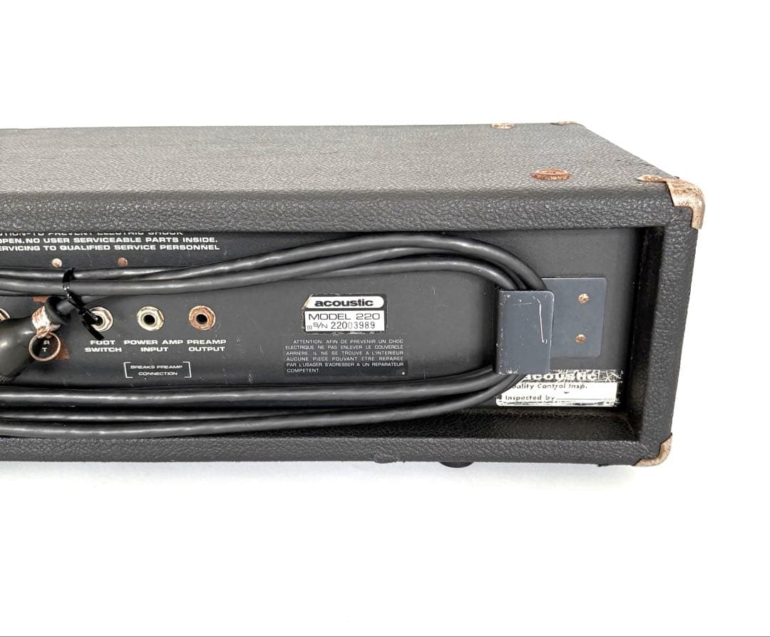 【希少】ACOUSTIC MODEL 220 ベースヘッドアンプ