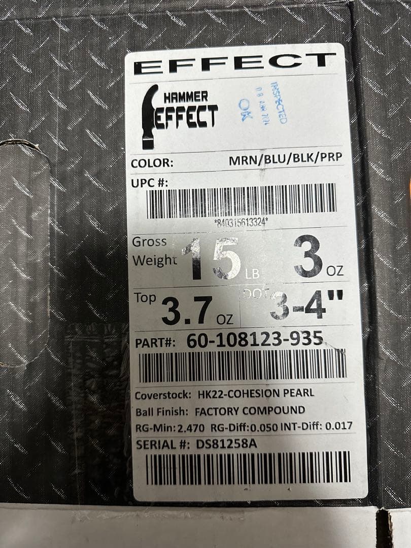 エフェクト　15p3oz【中古品・送料込】