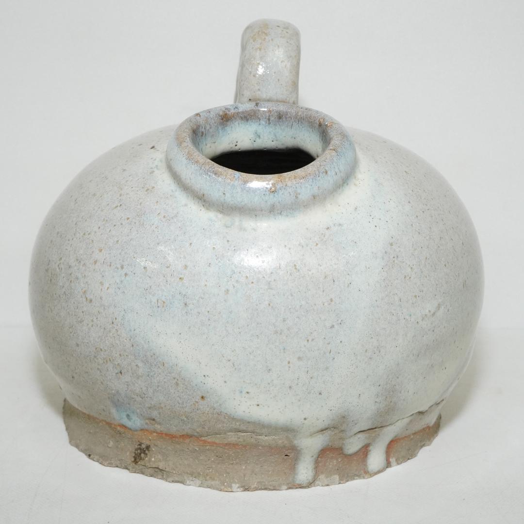 白磁 酒器 扁壺 古玩 水差し 花器 尿瓶 陶器