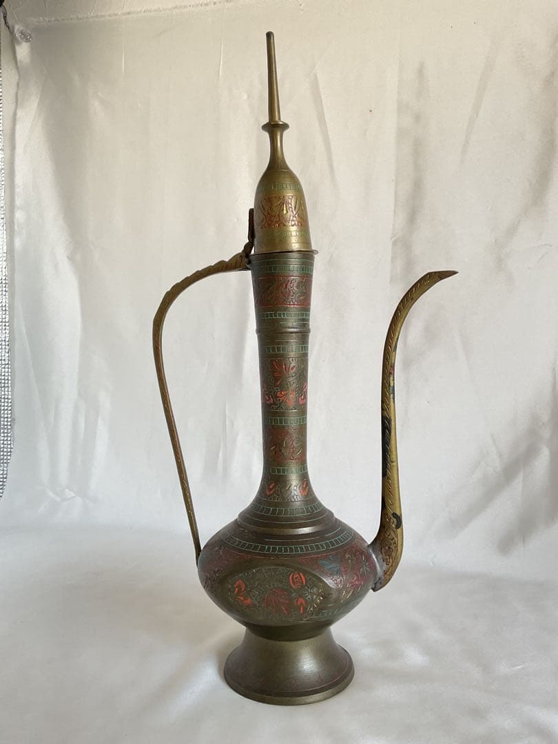 古いウズベキスタン「真鍮製水差」/Water Jug