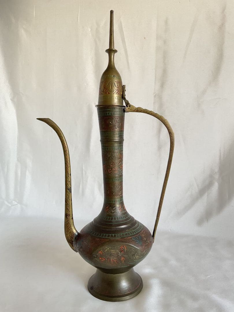 古いウズベキスタン「真鍮製水差」/Water Jug