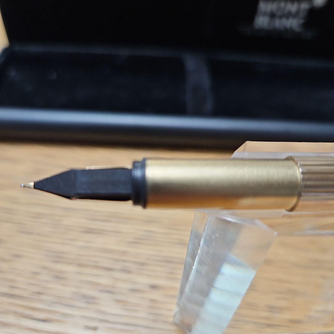 【超美品】モンブラン ノブレス ゴールド ダイヤモンドカット２０金張 １４金
