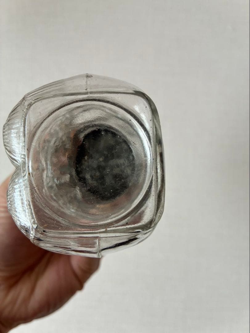 和ガラス 大黒様 水飴瓶 金平糖瓶 骨董 ペロペロ 駄菓子 戦前 昭和レトロ