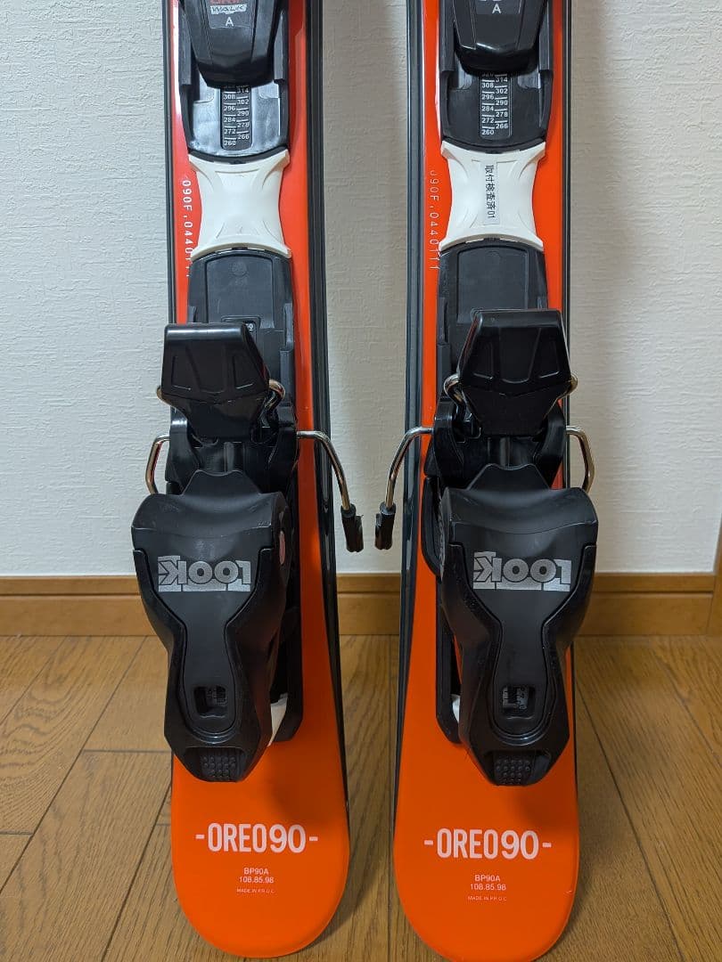 美品 SWALLOW ショートスキー OREO 90 スキーボード ビンディン付