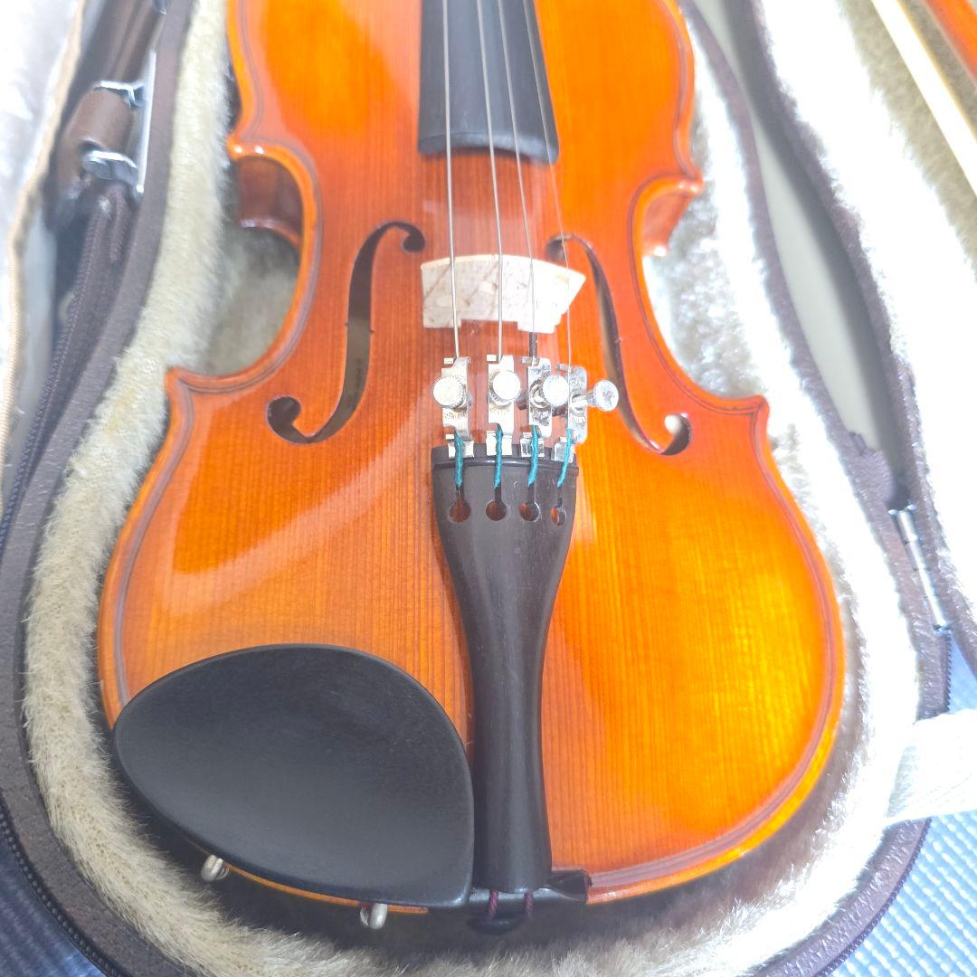 418】極虎艶杢　鈴木バイオリン No.300● 1/8 2001年製　虎杢