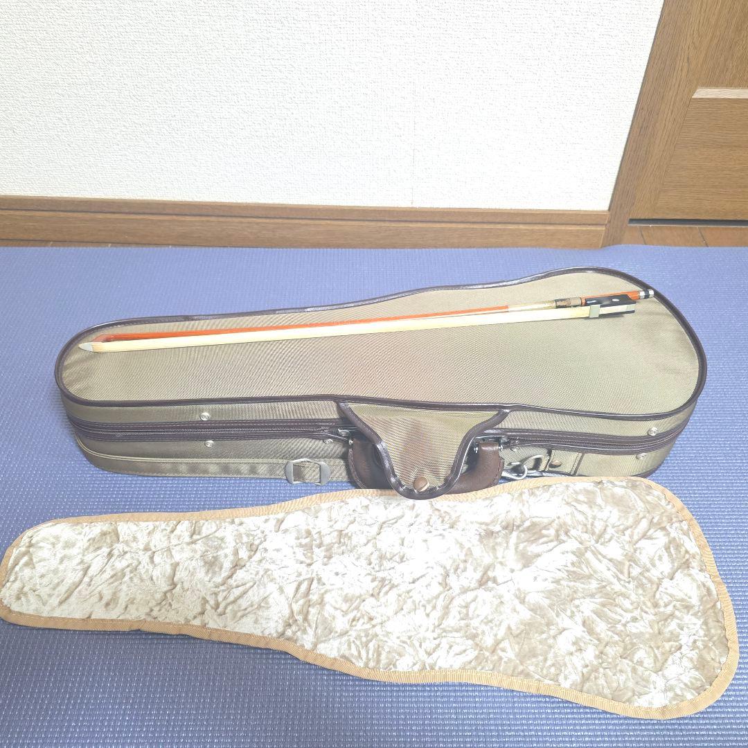 418】極虎艶杢　鈴木バイオリン No.300● 1/8 2001年製　虎杢