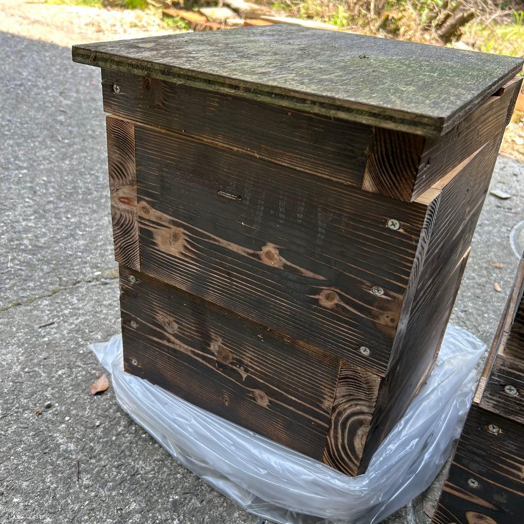 ニホンミツバチ重箱式 巣箱　蜜蜂巣箱　重箱式在庫2