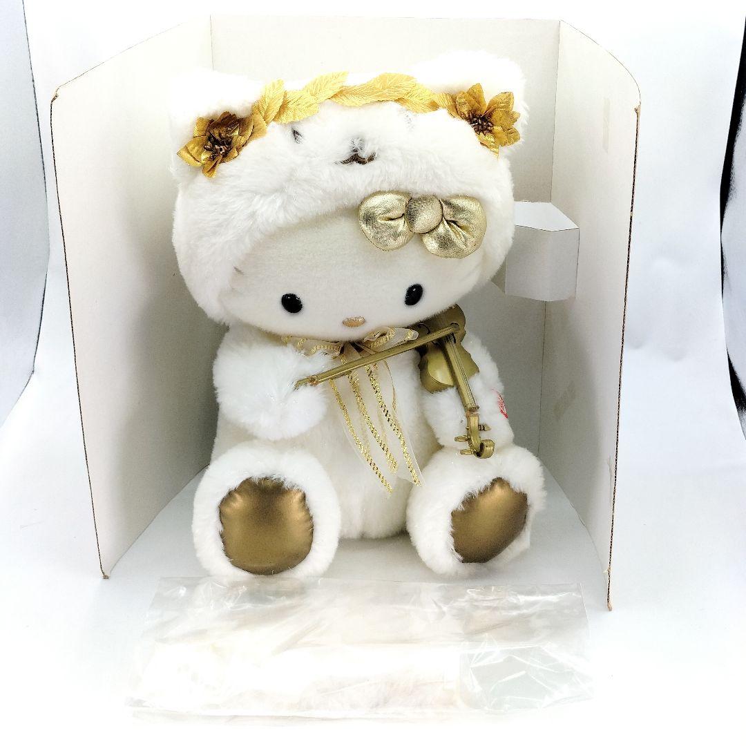 美品 ハローキティ ぬいぐるみ KTファイバードールバイオリン サンリオ