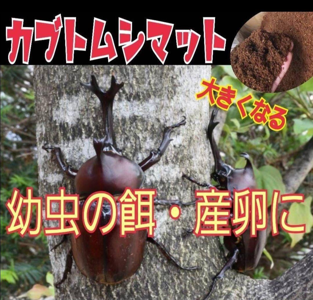 ヒマラヤひらたけ発酵カブトムシマット【60L】雑虫がわかない！幼虫の餌、産卵にも