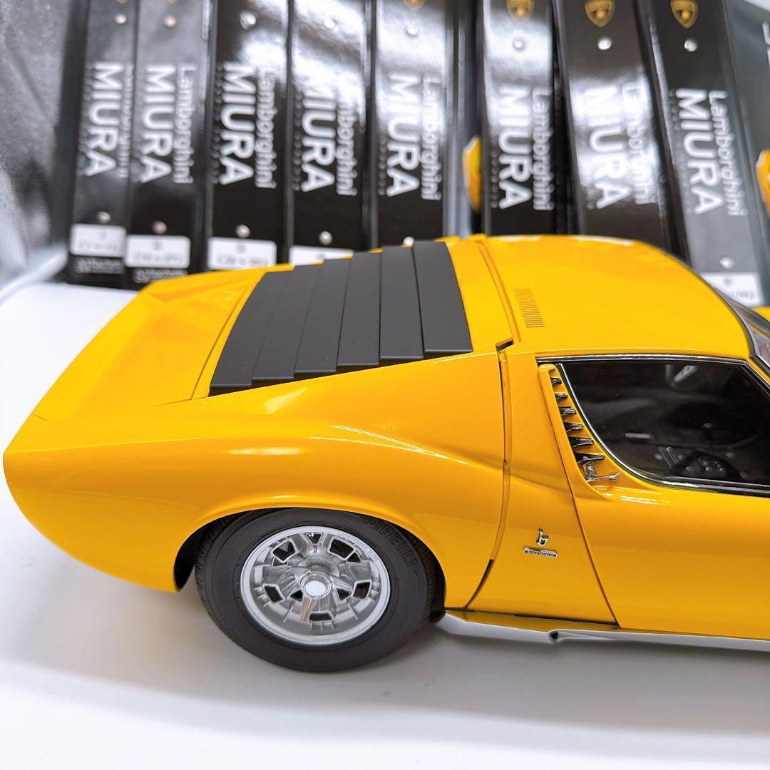 ユーワンさま　ランボルギーニ　ミウラ　１/8 完成品　ウレタンクリア塗装仕上げ