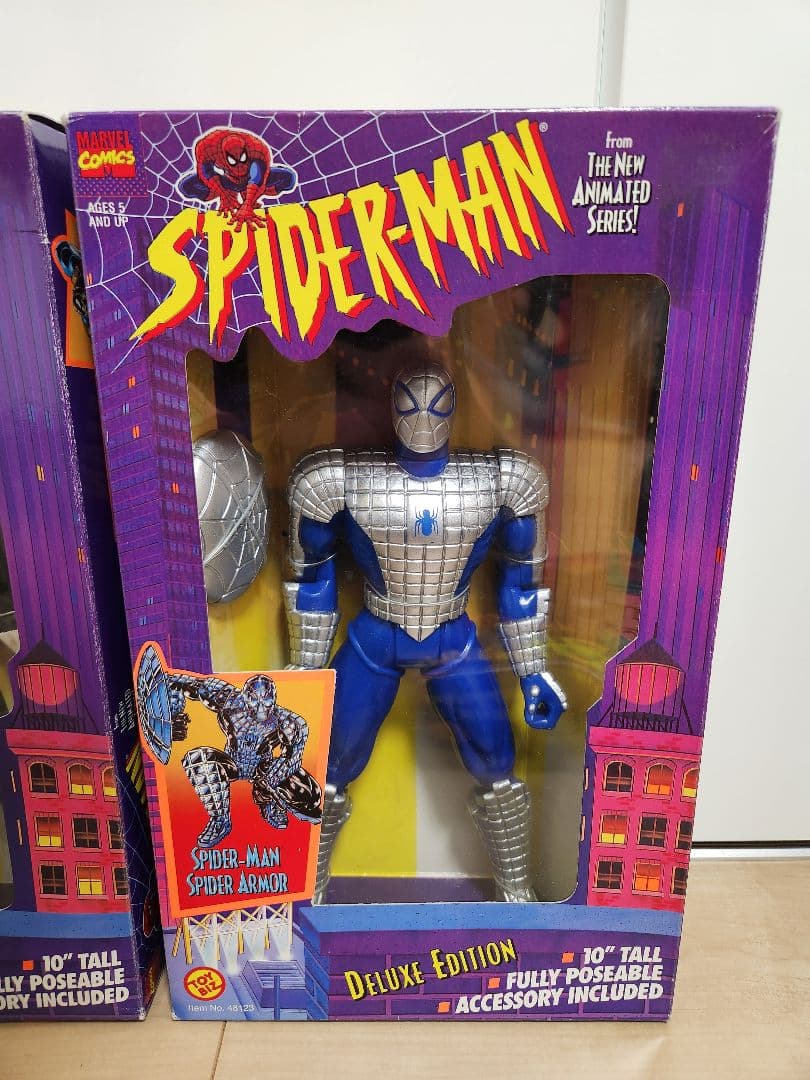 未使用　スパイダーマン デラックスエディション フィギュア 3体　トイビズ