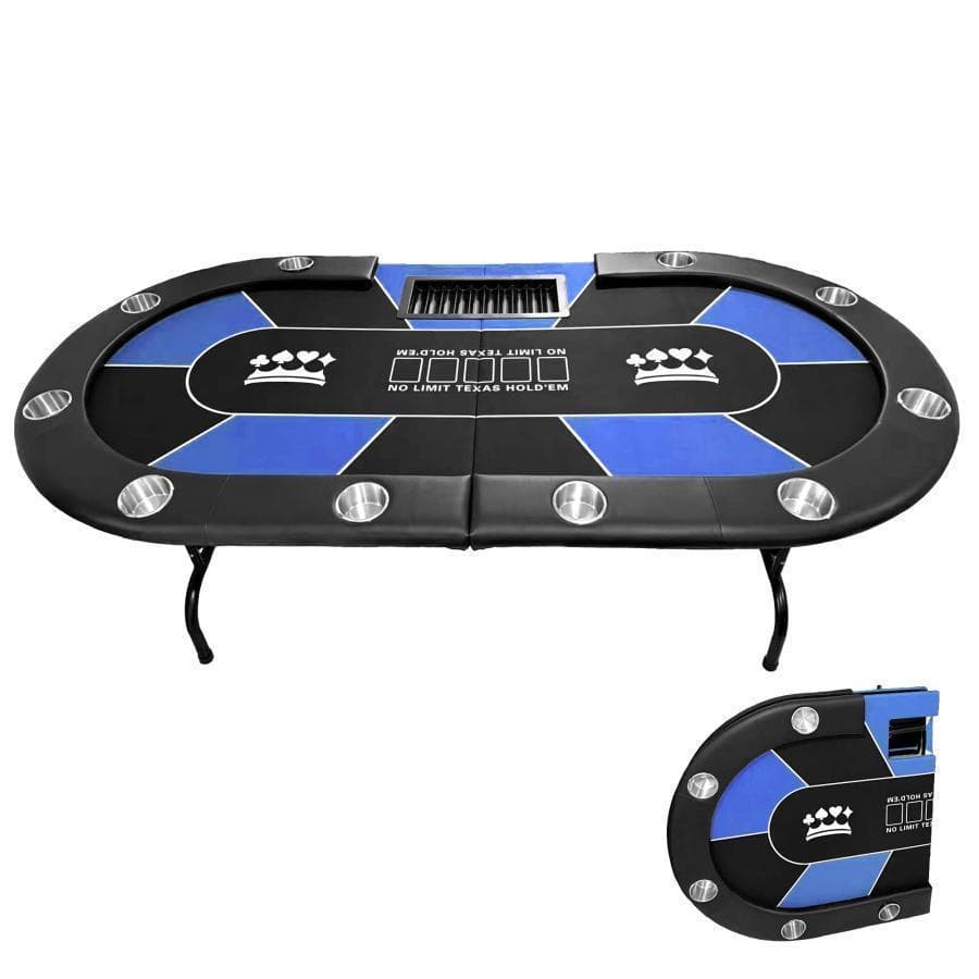 2655新品*ポーカーテーブル10人対応カジノ チップラック ドリンクホルダー