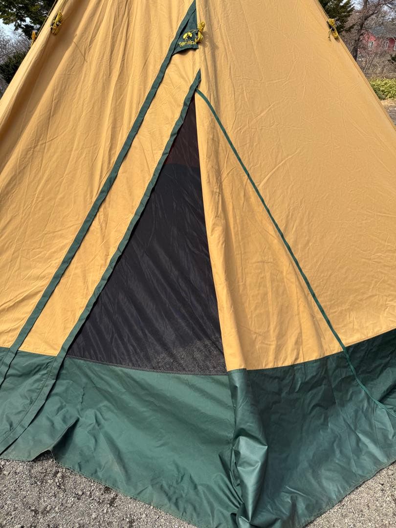 テンティピ　ジルコン 9cpとキャノピー7/9cpのセット（ポールプレート付き）