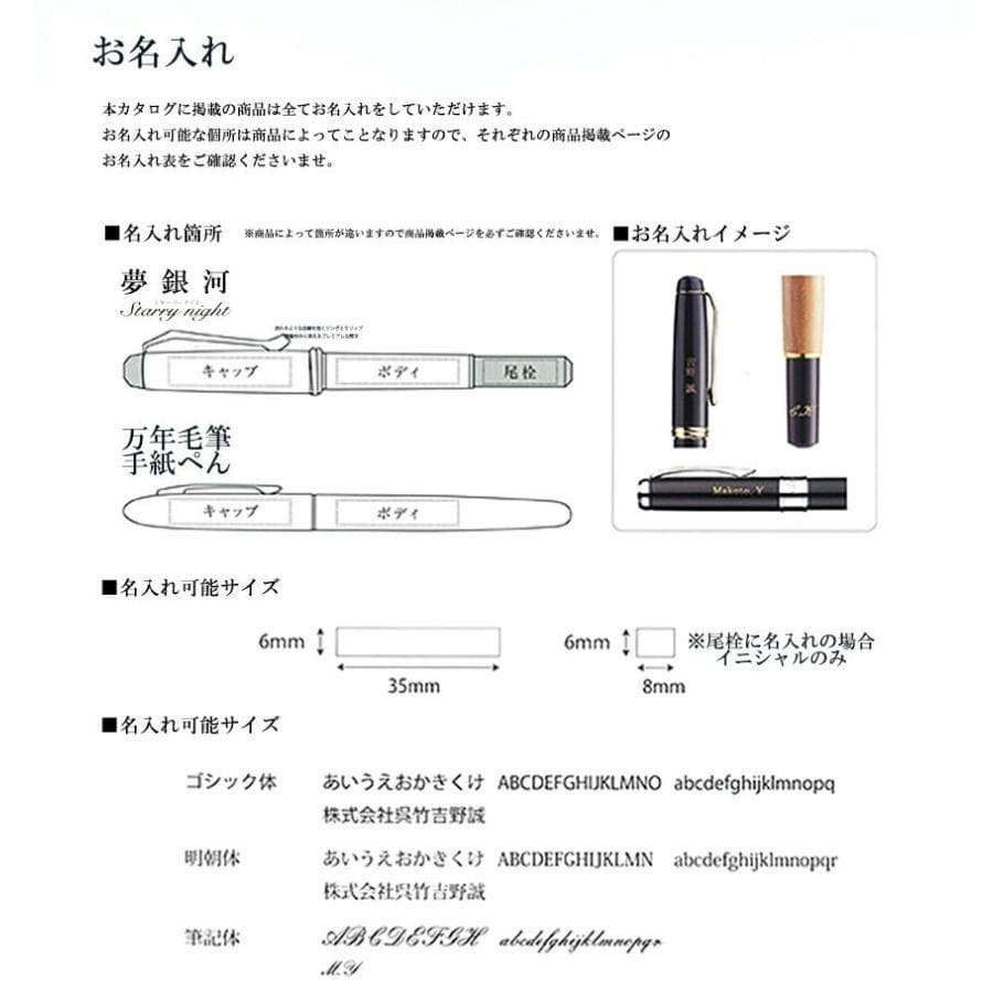 【呉竹万年筆】くれ竹 夢銀河 露草 京都オパール日本製