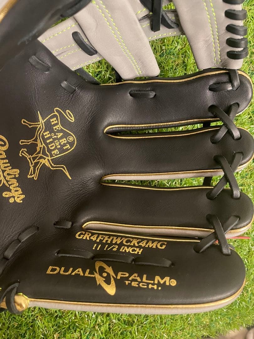 新品　Rawlings 軟式 HOH Wizard #01 内野手用 BKGY